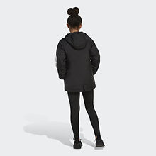 Load image into Gallery viewer, Adidas Girls' Insulated Parka Jacket, Black, S(7/8)