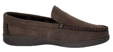 Load image into Gallery viewer, Clarks Men's Freddie Suede Moccasin House Shoe Indoor & Outdoor Slip Resistant Flexible Outsole Slipper (11 M US, Medium Brown)