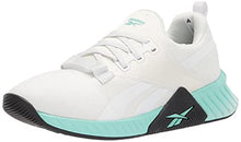 Load image into Gallery viewer, Reebok Women's Flashfilm Train 2.0 Cross Trainer, Pure Grey/White/Pixel Mint, 7.5