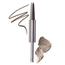 Load image into Gallery viewer, Julep Brow 101 Waterproof Dual-Ended Eyebrow Pencil and Tinted Brow Gel with Thickening Silk Fibers, Taupe & Julep Eyeshadow 101 Crème to Powder Waterproof Eyeshadow Stick, Champagne Shimmer