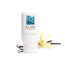 Load image into Gallery viewer, Aloe Cadabra Flavored Personal Lubricant & Moisturizer for Her, Him & Couples, Best Natural Lube Oral Gel Vanilla, 2.5 oz (Pack of 2)