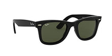 Load image into Gallery viewer, Ray-Ban Unisex-Adult RB4340 Wayfarer Ease Sunglasses, Black/Green, 50 mm
