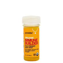 Load image into Gallery viewer, JUICERA Organic Immune Boost Immune Builder Wellness Shots - 12 Pack - USDA Organic Cold Pressed Juice Shots with Anti-Inflammatory Immune Shot Blend of Ginger & Turmeric - Liquid Vitamin Shot