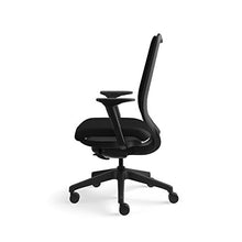 Load image into Gallery viewer, HON Nucleus Mesh Task Chair - Knit Mesh Back Computer Chair with Adjustable Arms, Black (HN1)
