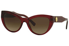 Load image into Gallery viewer, Versace Woman Sunglasses, Burgundy Lenses Acetate Frame, 53mm