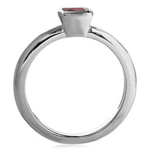 Load image into Gallery viewer, Silvershake Cushion Cut Created Ruby 925 Sterling Silver Stack Stackable Solitaire Ring Size 4.5