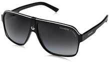 Load image into Gallery viewer, Carrera CA33/S Pilot Sunglasses, Black Cry Grey Frame/Dkgray Gradient Lens, 62 mm