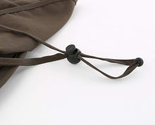 Load image into Gallery viewer, Home Prefer Outdoor UPF50+ Mesh Sun Hat Wide Brim Fishing Hat with Neck Flap (Army Green)