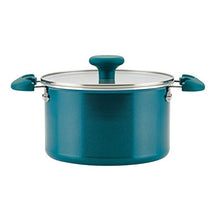 Load image into Gallery viewer, Rachael Ray 8-Piece Aluminum Cookware Set, Teal Shimmer