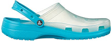 Load image into Gallery viewer, Crocs Unisex Men's and Women's Classic Translucent Clog, Digital Aqua, 12 US