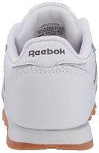 Load image into Gallery viewer, Reebok Boy's Classic Leather Footwear, White/Gum/INT, 3.5