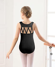 Load image into Gallery viewer, DANSHOW Girls’ M Straps Leotards for Dance Ballet Kids Tank Sleeveless Gymnastics activewear(KD6001-L-06)