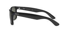 Load image into Gallery viewer, Ray-Ban Unisex-Adult RB4165 Justin Sunglasses, Black/Green, 55 mm