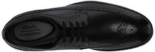 Load image into Gallery viewer, Clarks mens Wingtip Oxford, Black Leather, 13 US