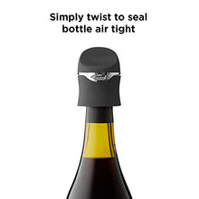Load image into Gallery viewer, Rabbit Champagne and Wine Sealer (Velvet Black)
