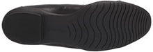 Load image into Gallery viewer, Clarks Women's Sara Bay Ballet Flat, Black Leather, 10 Wide