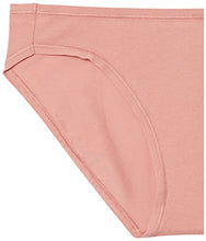 Load image into Gallery viewer, Amazon Essentials Women's Cotton Bikini Brief Underwear, Pack of 6, Plum Neutrals, X-Large