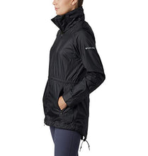 Load image into Gallery viewer, Columbia Women's Sustina Springs Long Lined Windbreaker, Black, Medium