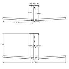 Load image into Gallery viewer, StoreYourBoard Double SUP & Surf Ceiling Storage Rack, Hi Port 2 Overhead Hanger Mount, Home & Garage (X-Large (30" Arms))