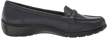 Load image into Gallery viewer, Clarks Women's Cora Viola Loafer, Navy Leather, 10 Wide