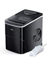 Load image into Gallery viewer, Silonn Ice Makers Countertop, 9 Cubes Ready in 6 Mins, 26lbs in 24Hrs, Self-Cleaning Ice Machine with Ice Scoop and Basket, 2 Sizes of Bullet Ice for Home Kitchen Office Bar Party