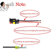 Load image into Gallery viewer, YETOR Way Car Waterproof Electrical Connector,1 pin Plug Auto Electrical Wire Connectors with Wire 16 AWG Marine for Car, Truck, Boat, and Other Wire Connections.(10 Pack)