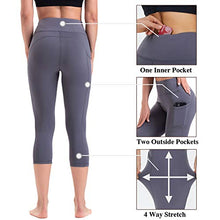 Load image into Gallery viewer, HLTPRO Leggings with Pockets for Women - High Waist Tummy Control Yoga Pants for Workout, Running