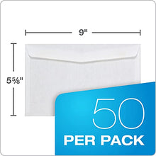 Load image into Gallery viewer, TOPS W2 Envelopes, For Standard IRS W2 Forms, Gummed Double Window Security Envelopes, 5-5/8" x 9", 50 Envelopes per Pack (TX2219LR)