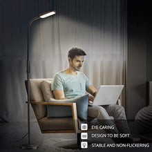 Load image into Gallery viewer, Miroco LED Floor Lamp with 5 Brightness Levels & 3 Color Temperatures, 1815 Lumens, Adjustable LED Floor Light, Dimmable Reading Standing Lamp for Sewing Living Room Bedroom Office