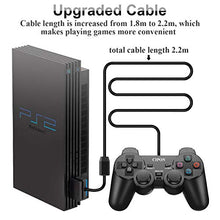 Load image into Gallery viewer, PS2 Controller Wired, CIPON Black Remote for Sony Playstation 2 Console