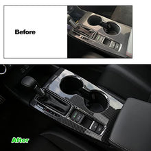 Load image into Gallery viewer, CKE for 11th Gen Civic Armrest Gear Panel Cover Trim Center Consoles Gear Shift Knob Interior Decoration Sticker for Honda Civic 2022 Sedan Hatchback Accessories with CVT - Carbon Fiber Style
