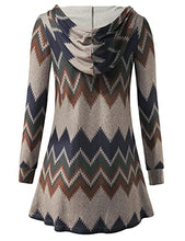Load image into Gallery viewer, Miusey Hooded Cardigan for Women, Womens Cardigan Sweaters Long Sleeve Cardigan Sweater Fall Cardigan Zip UP Sweatshirt Khaki Medium