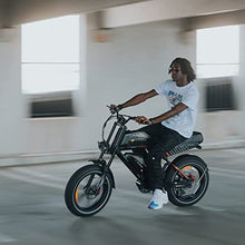 Load image into Gallery viewer, ZM Electric Bike with 750W Motor,20" x 4" Fat Tires Electric Bicycle for Adults with 48V 33.5Ah/20Ah Removable Battery 28 MPH 7 Speed System, Dual Suspension, Dual Hydraulic Brakes