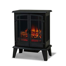 Load image into Gallery viewer, Real Flame Foster Stove Electric Fireplace, Black