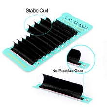 Load image into Gallery viewer, Eyelash Extension Supplies D Curl 0.07 Rapid Volume Lash Extensions Easy Fan 3D 4D 5D 6D 7D 10D Automatic Blooming Flower Lashes Self Fanning Lashes Russian Volume Individual Lashes (D-0.07,8-15mm)