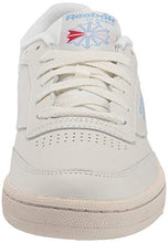 Load image into Gallery viewer, Reebok Women's Club C 85 Sneaker, Chalk/Paper White/Athletic Blue/Excellent Red, 8.5