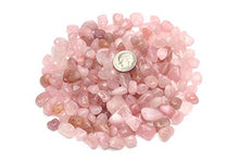 Load image into Gallery viewer, ZenQ 1 lb Madagascar Rose Quartz Tumbled Stone Chips Crushed Natural Crystal Quartz Pieces