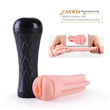 Load image into Gallery viewer, Masturbator Male Pocket Pussy Oral Sex Toys Blow Job with 3D Realistic Vagina Stroker with Penis Ring, Man Masturbation with Realistic Textured Removable Sleeves POI98
