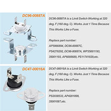 Load image into Gallery viewer, Dryer Heating Element DC47-00019A for Samsung dv42h5000ew/a3 with Replacement Parts DC96-00887A and DC47-00016A Thermal Fuse, DC32-00007A Dryer Thermistor DC47-00018A