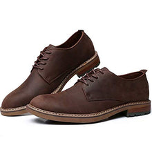 Load image into Gallery viewer, Mens Dress Shoes, Lace Up Plain Toe Leather Oxford