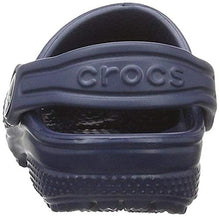 Load image into Gallery viewer, Crocs Kids' Classic Clog | Slip On Boys and Girls | Water Shoes Crib, Navy, C2-C3 US Infant