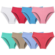 Load image into Gallery viewer, Girls seamless underwear panties Kids Breathable Comfort Boyshort Solid color (Light blue+green+Skin tone+watermelon red+white+Brilliant red+Pink Fresh+Sky Lan, S)