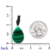 Load image into Gallery viewer, BARBARI Jewelry Malachite Healing Crystal Necklace | Handmade Gift for Him and Her+ Free Gift! High Quality Rock Gemstone Pendant for Men and Women