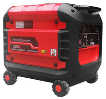 Load image into Gallery viewer, PowerSmart PS52 3000W Portable Inverter Generator, red, Black