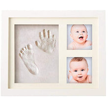 Load image into Gallery viewer, Baby Handprint and Footprint Kit | Keepsake For Newborn Boys & Girls, Baby Girl Gifts & Baby Boy Gifts, New Mom Baby Shower Gifts, Baby Milestone Picture Frames Baby Registry, Nursery Decor