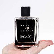 Load image into Gallery viewer, Joseph Abboud Black Linen - Cologne Fragrance Spray for Men - Grapefruit, Clary Sage and Haitian Vetiver - Daring and Intoxicating Scent - 3.4 oz 100 ml