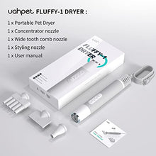 Load image into Gallery viewer, uahpet Pet Dryer for Dog, Portable Handheld Pet Grooming Hair Dryer Less Noise Dog Blow Dryer with NTC Smart Temperature Control High Velocity Pet Force Dryer for Household Travel Camping