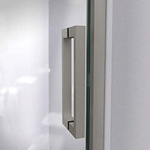 Load image into Gallery viewer, DreamLine Mirage-Z 56-60 in. W x 72 in. H Frameless Sliding Shower Door in Brushed Nickel, SHDR-1960724-04
