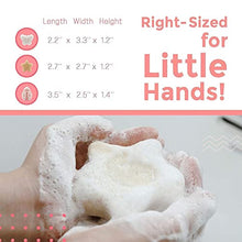 Load image into Gallery viewer, Konjac Baby Sponge for Bathing, Cute Shapes Natural Kids Bath Sponges for Infants, Toddler Bath Time, Natural and Safe Plant-Based Konjac Baby Bath Toys, 3pc. Set: Butterfly, Ladybug, Star