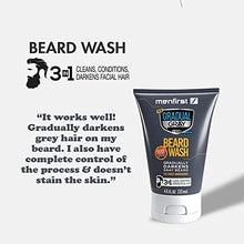 Load image into Gallery viewer, MENFIRST Gradual Gray Darkening Beard Wash Shampoo for Men, Reduces White Beard Color, 4.6 oz